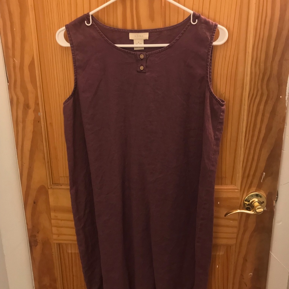 j.jill dress. dark purple.